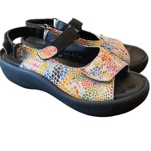 Wolky Jewel Jean Sandals Size 38 (Womens 8)